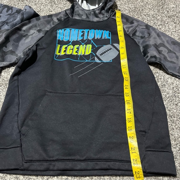 2 Tek Gear Performance Basketball Football Fleece Pull Over Hoodie Size Medium - Picture 3 of 11